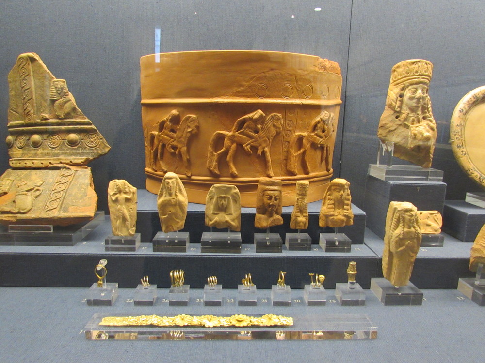 Display exhibited in the Benaki Museum in Athens