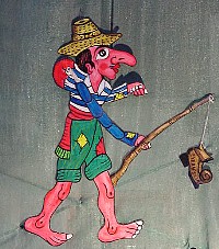 Karagiozia from the Greek Shadow Puppet Theatre