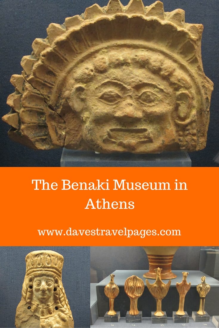 A guide to the Benaki Museum in Athens. This museum documents Greek history and culture in chronological order from the Neolithic period, to the end of the First World War. A 'must-see' when visiting Athens, Greece.