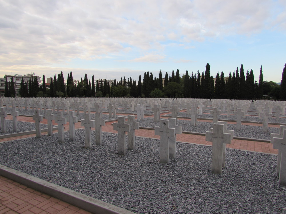 Zeitenlik Allied War Cemetery in Thessaloniki