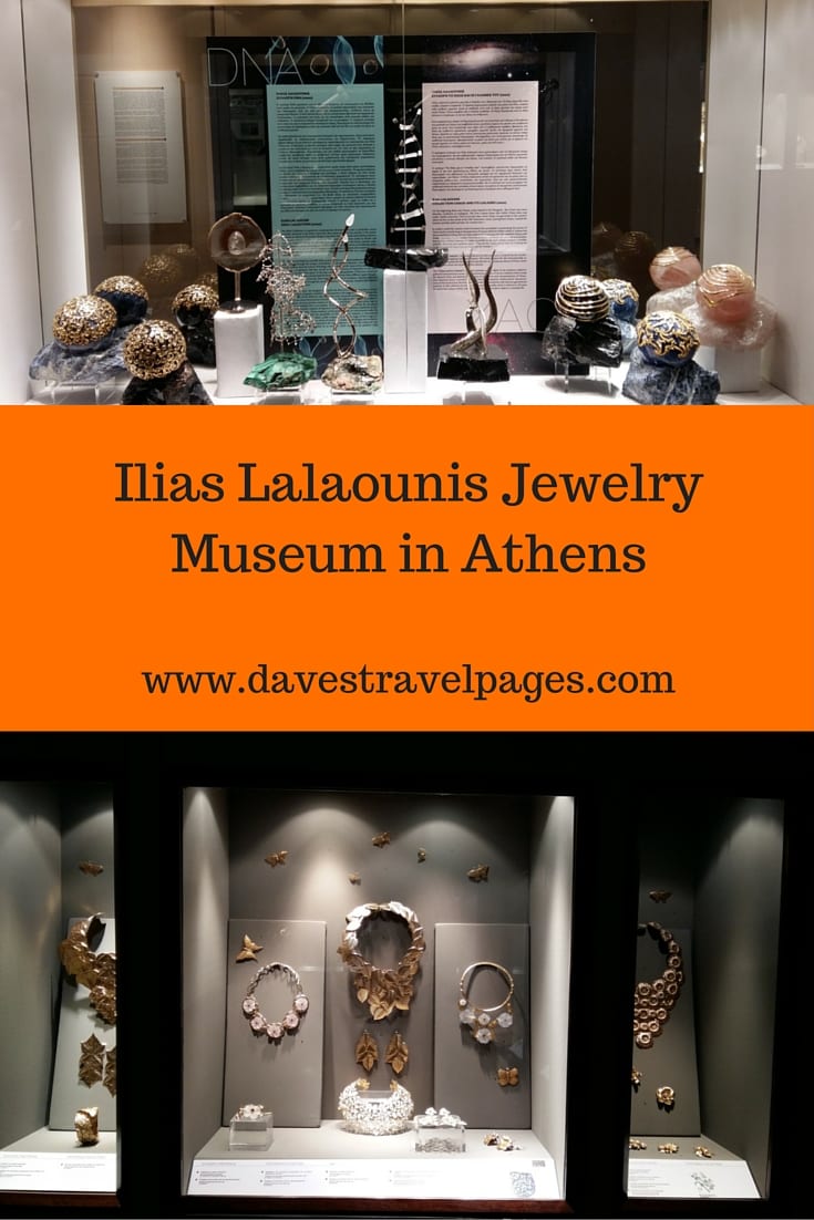 The Ilias Lalaounis Jewelry Museum is the only modern jewelry museum in Athens, and one of just a few in the world. The museum has permanent exhibitions which showcase the designs of Ilias Lalaounis covering a 60 year career