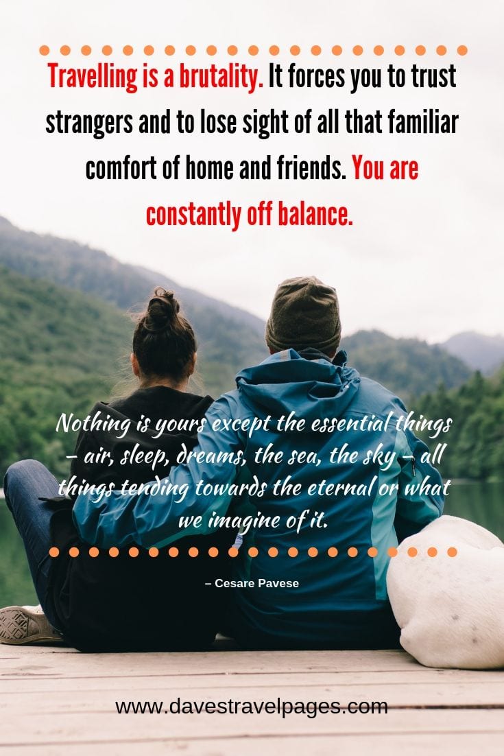 Inspiring travel quotes collection