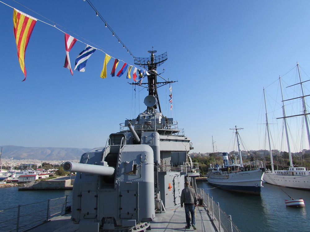 The Destroyer Velos D-16 - A floating museum in Athens