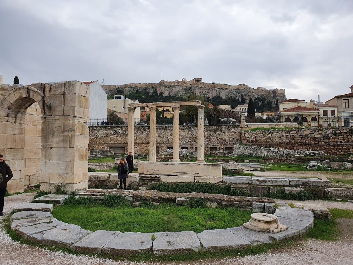 Hadrian's Library in Athens