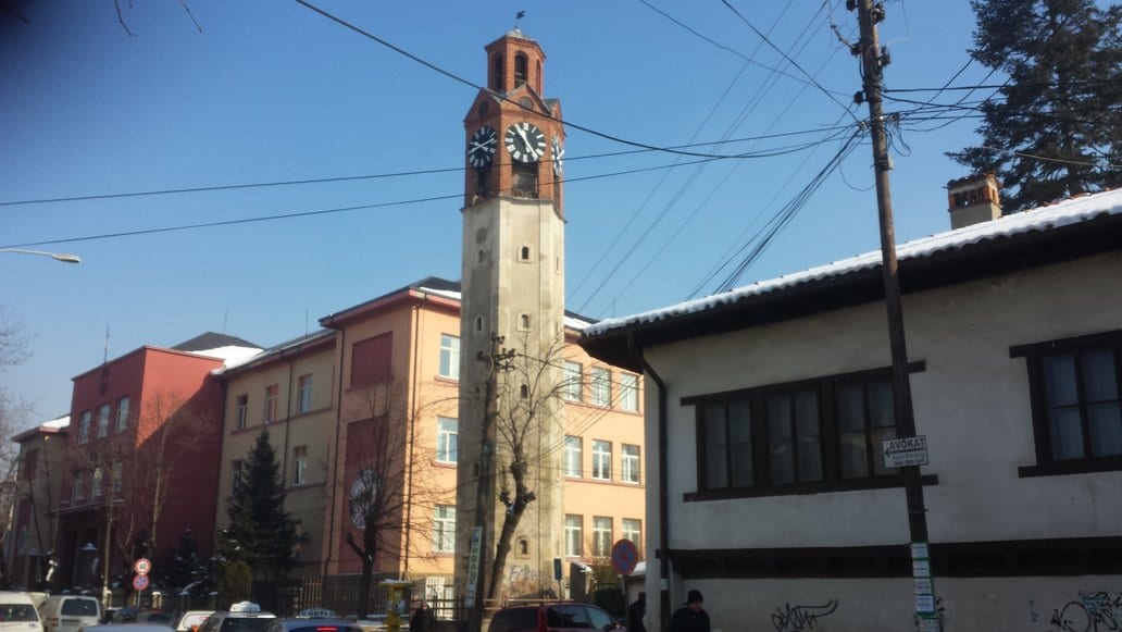 The Clock Tower in Pristina