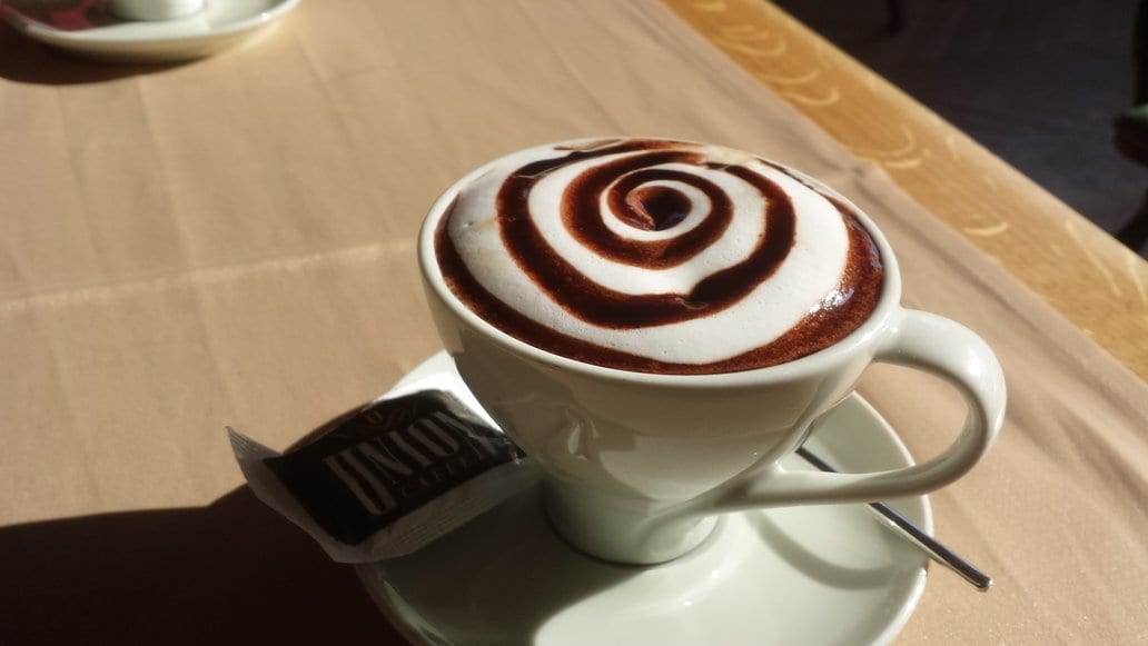 A warming cup of coffee in Pristina