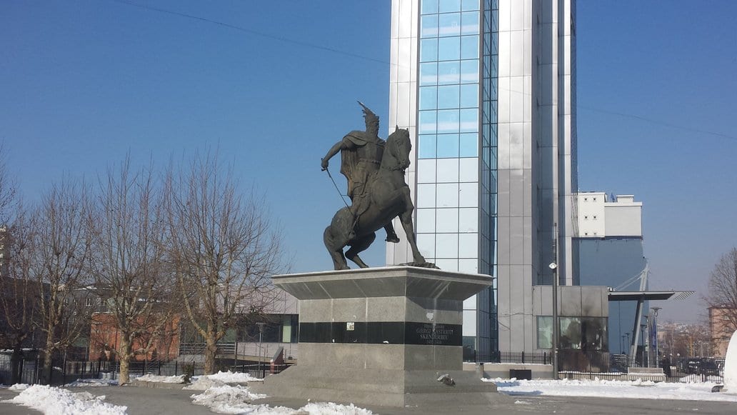 Kosovo government building in Pristina