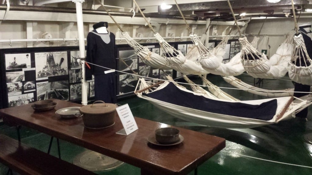Below decks in the Averof Museum