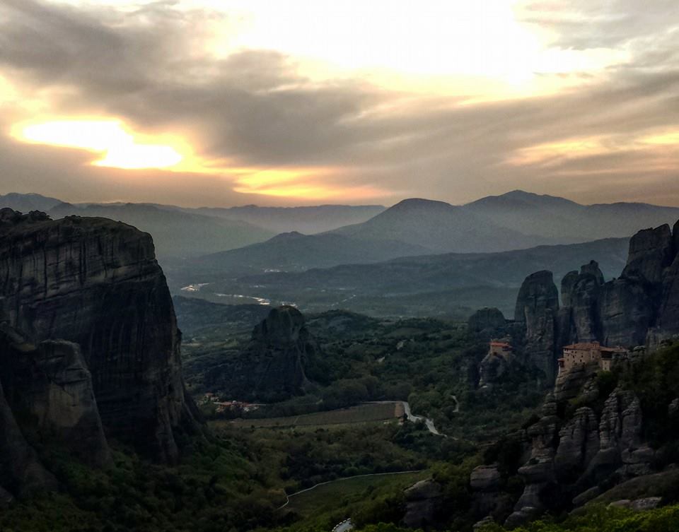 The Meteora Sunset