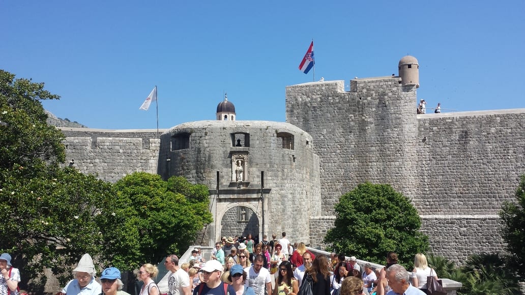 Summer vacation Europe in Dubrovnik