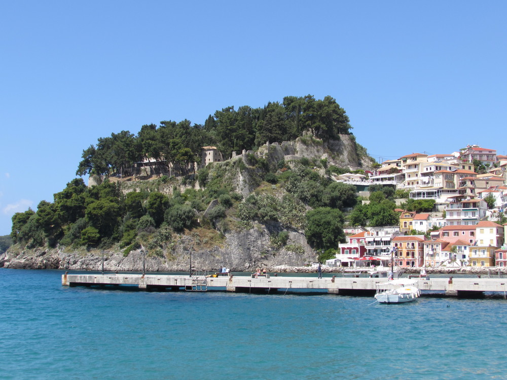 The castle in Parga, Greece