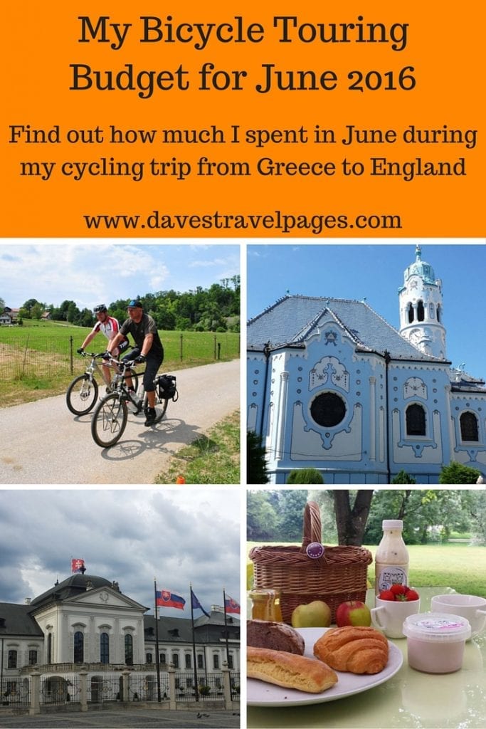 Here's my bicycle touring budget for June 2016. Cycling from Greece to England has certainly been an adventure so far, but not an expensive one! Check out how much I spent on the road.