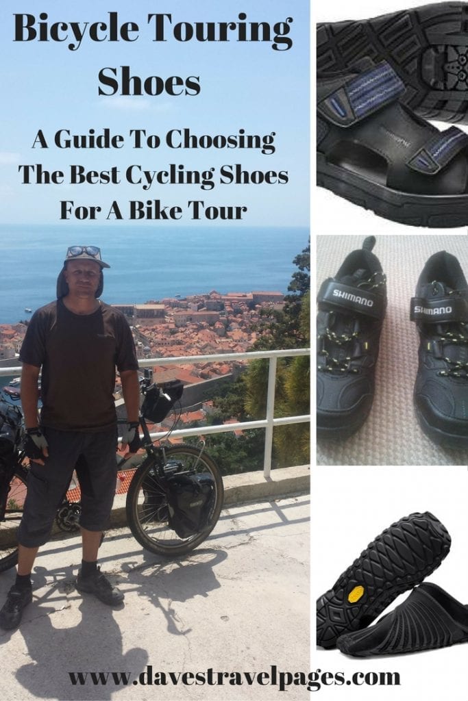 A Guide to choosing the best bicycle touring shoes for your next bike tour. 