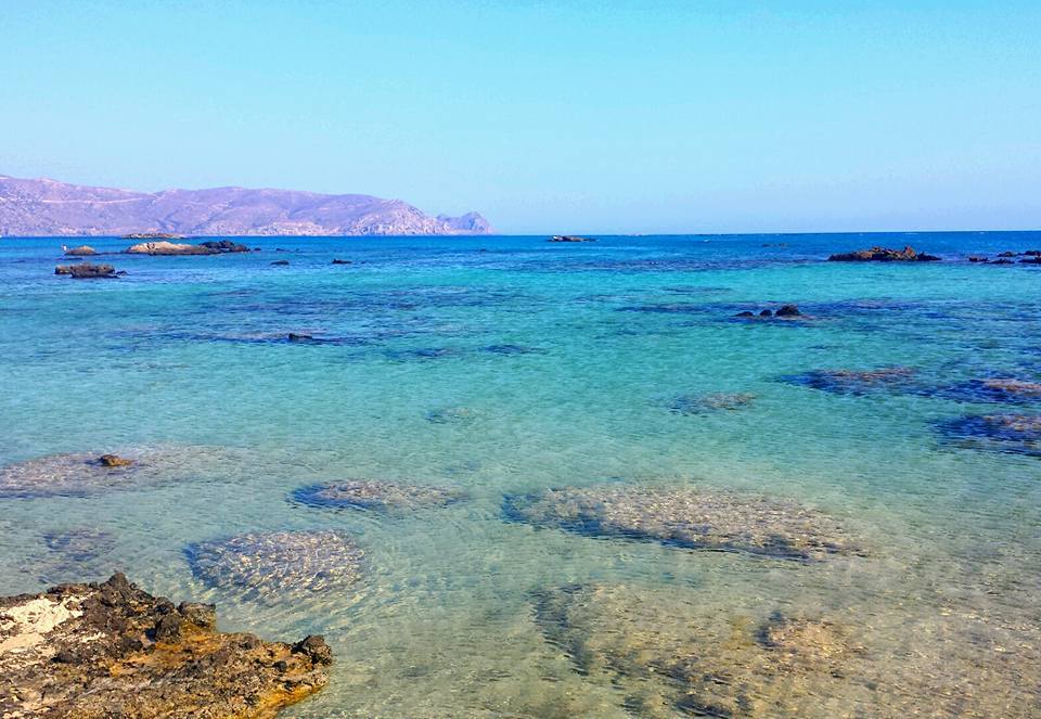 Elafonisi beach in Crete