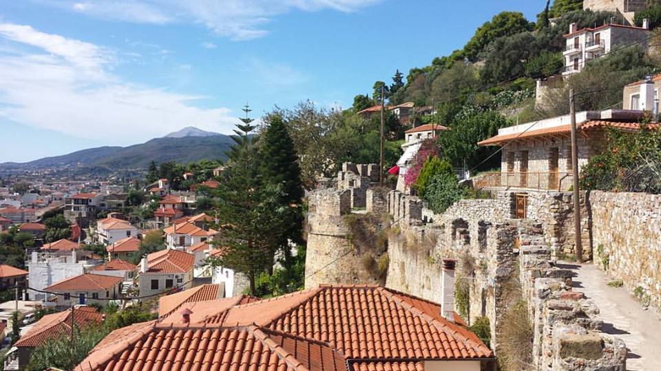 Nafpaktos castle in Greece