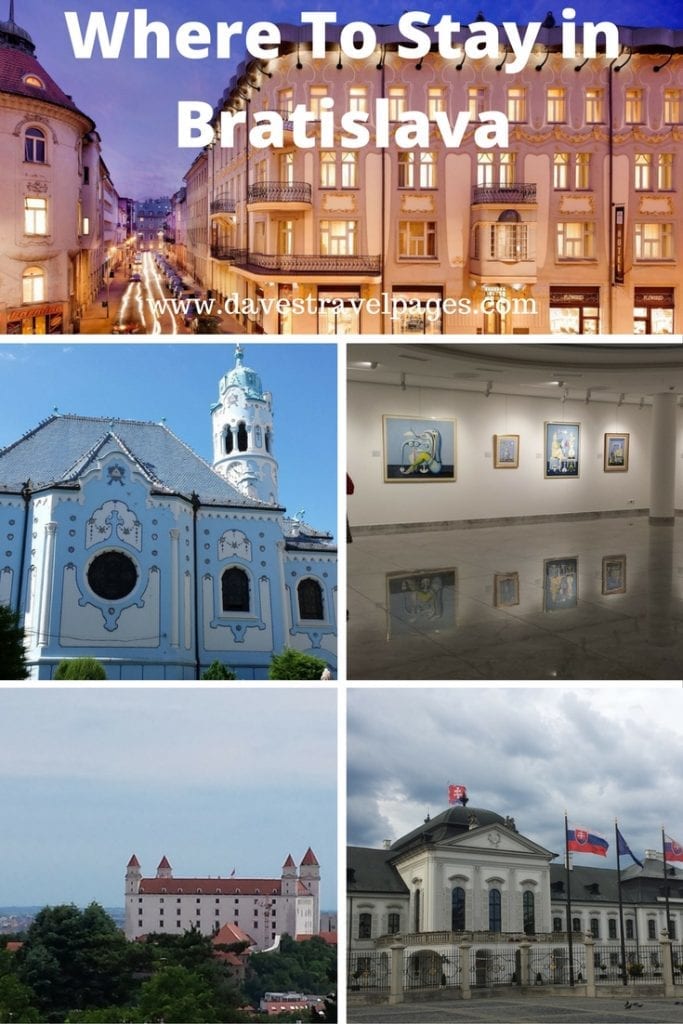 Where to stay in Bratislava. A guide to the best hotels and budget accommodation in Bratislava, Slovakia.