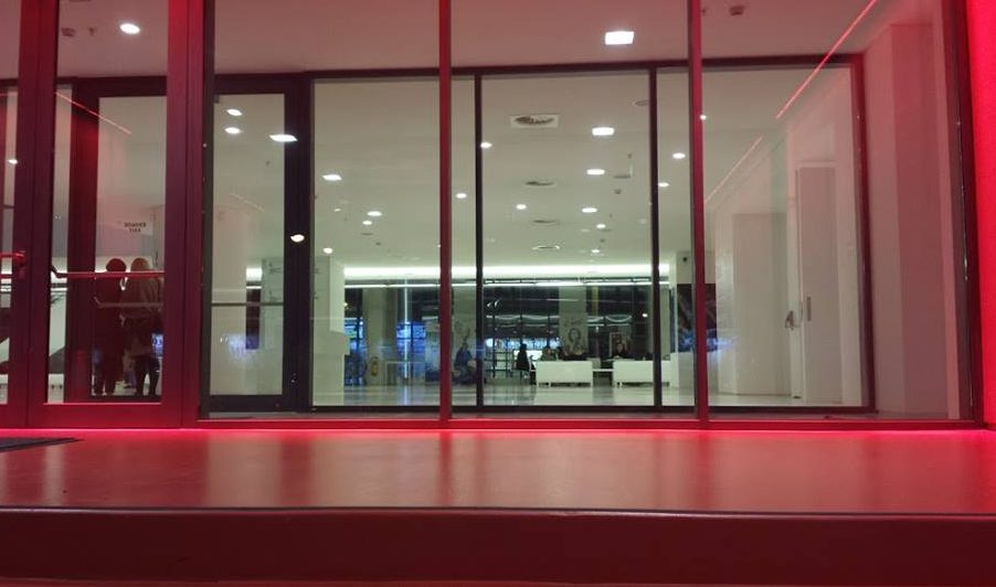 Entrance to the national Museum of contemporary art in Athens