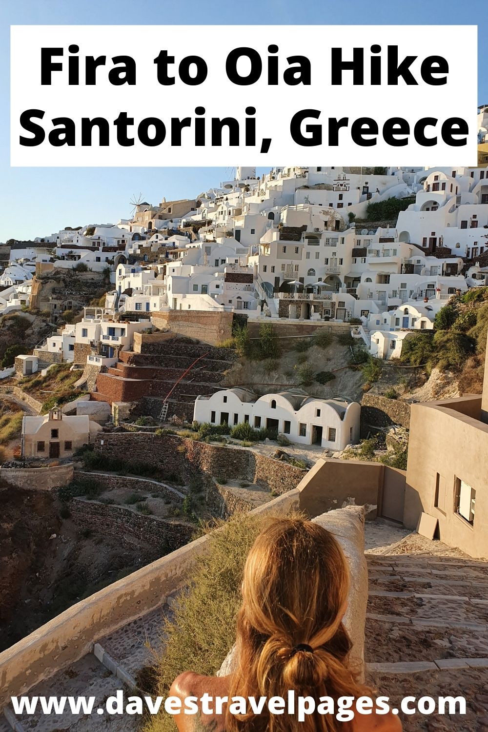 How to hike from Fira to Oia in Santorini, Greece
