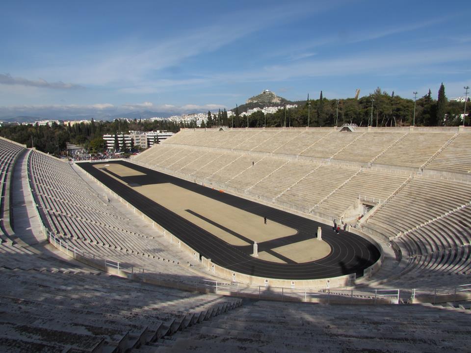 Visiting the Panathenaic Stadium is one of many things to do in Athens