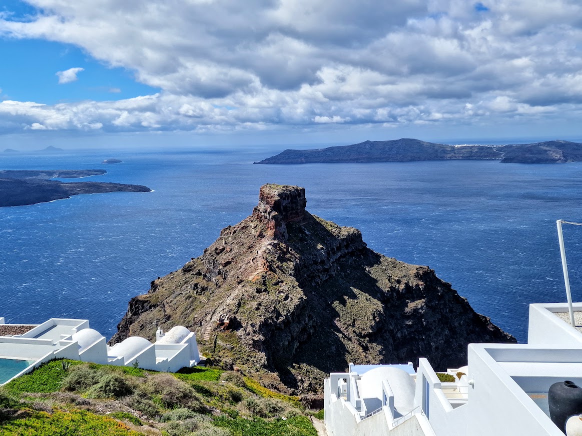 Skaros rock Santorini