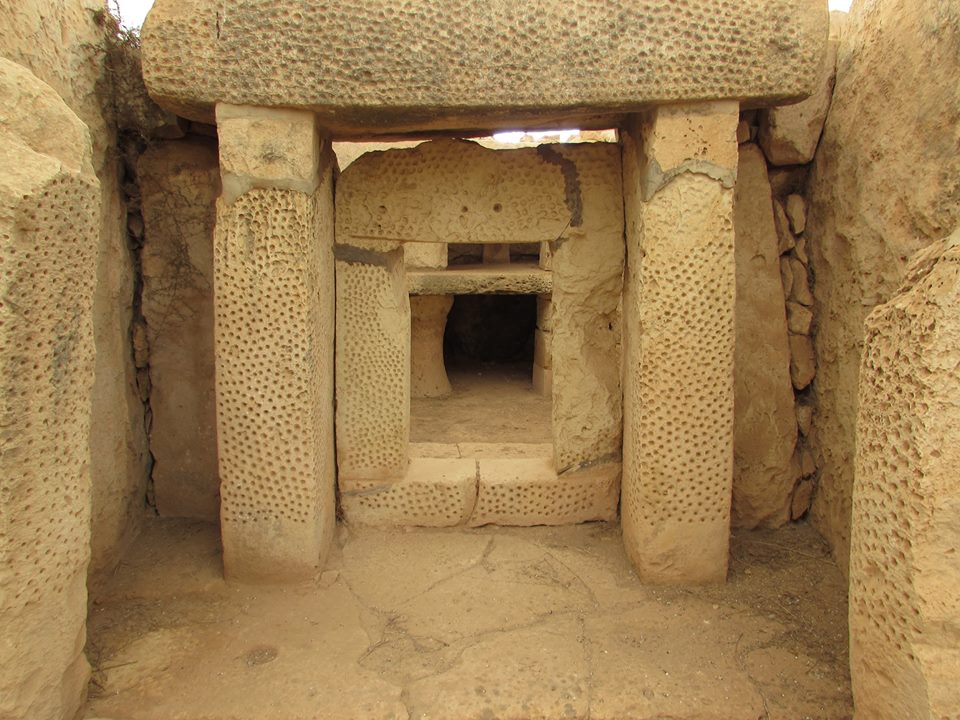 The Megalithic Temples of Malta Hagar Qim and Mnajdr