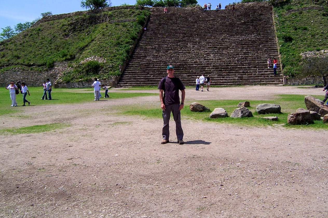 Dave Briggs backpacking in Mexico