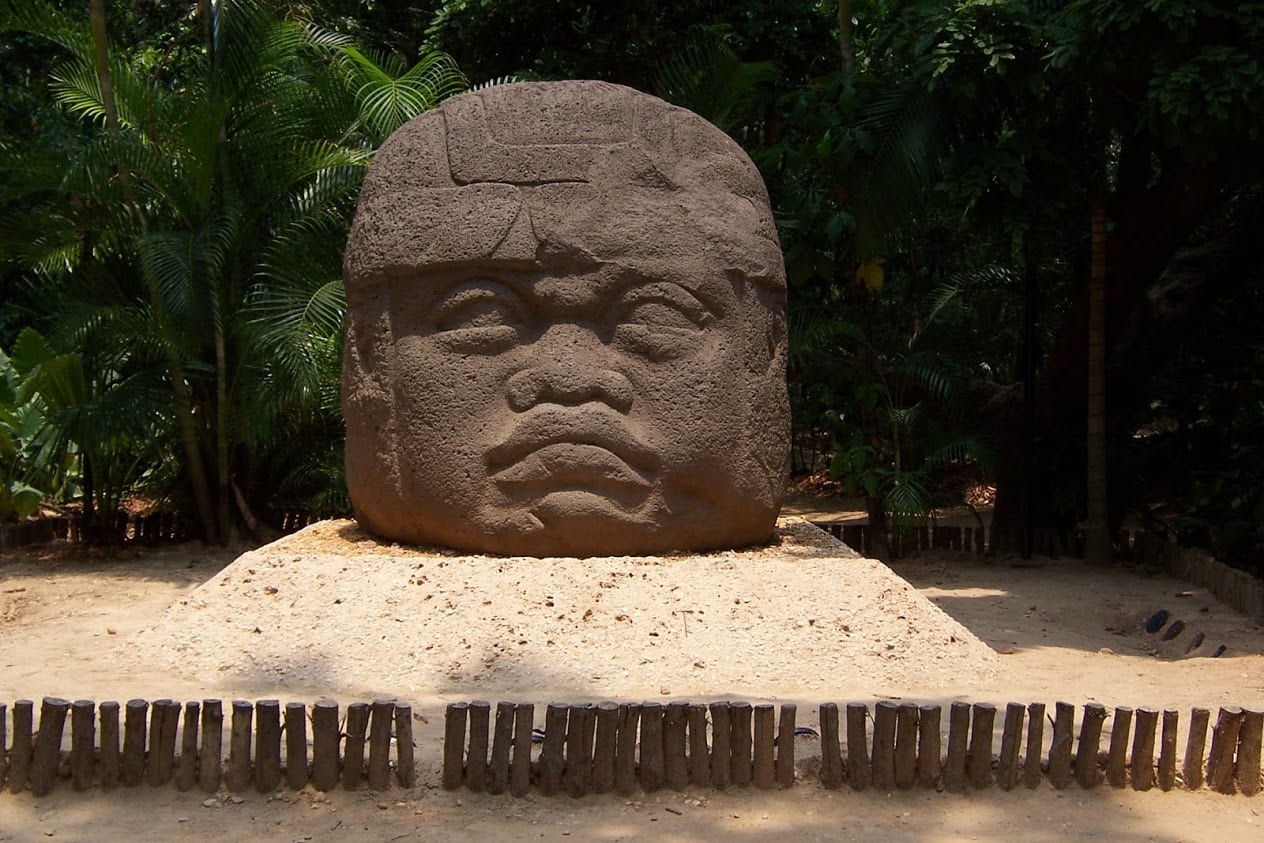 The Olmec Heads in Mexico