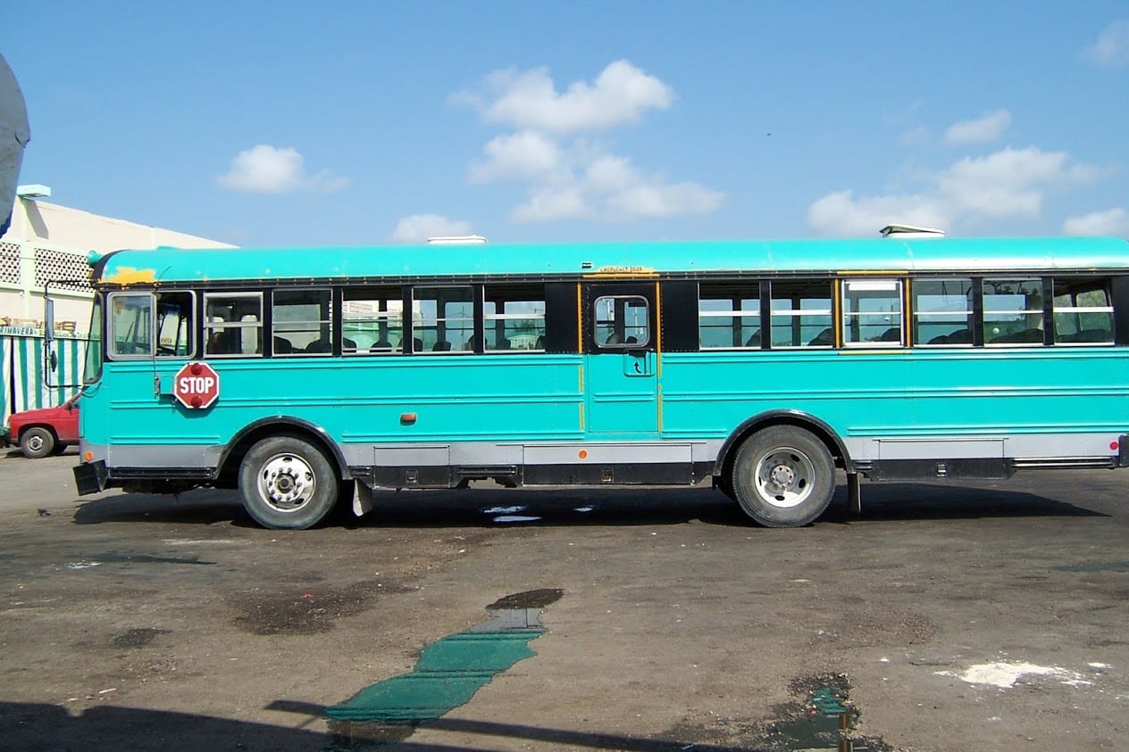 Taking the bus from Mexico to Belize
