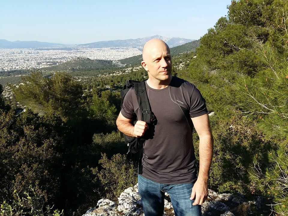 Dave Briggs modelling the Craghoppers t-Shirt
