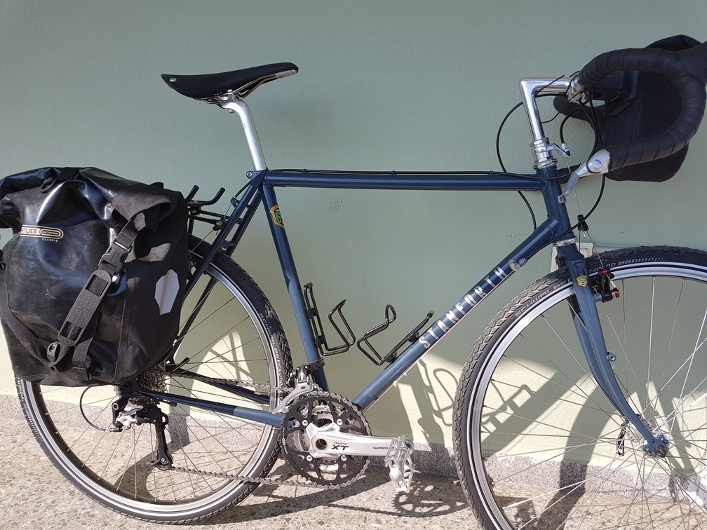 A bike touring gear list for credit card touring