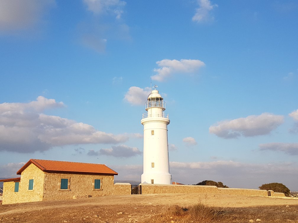 Visiting the lighthouse in the archaeological park is just one of many things to do in Paphos, Cyrpus