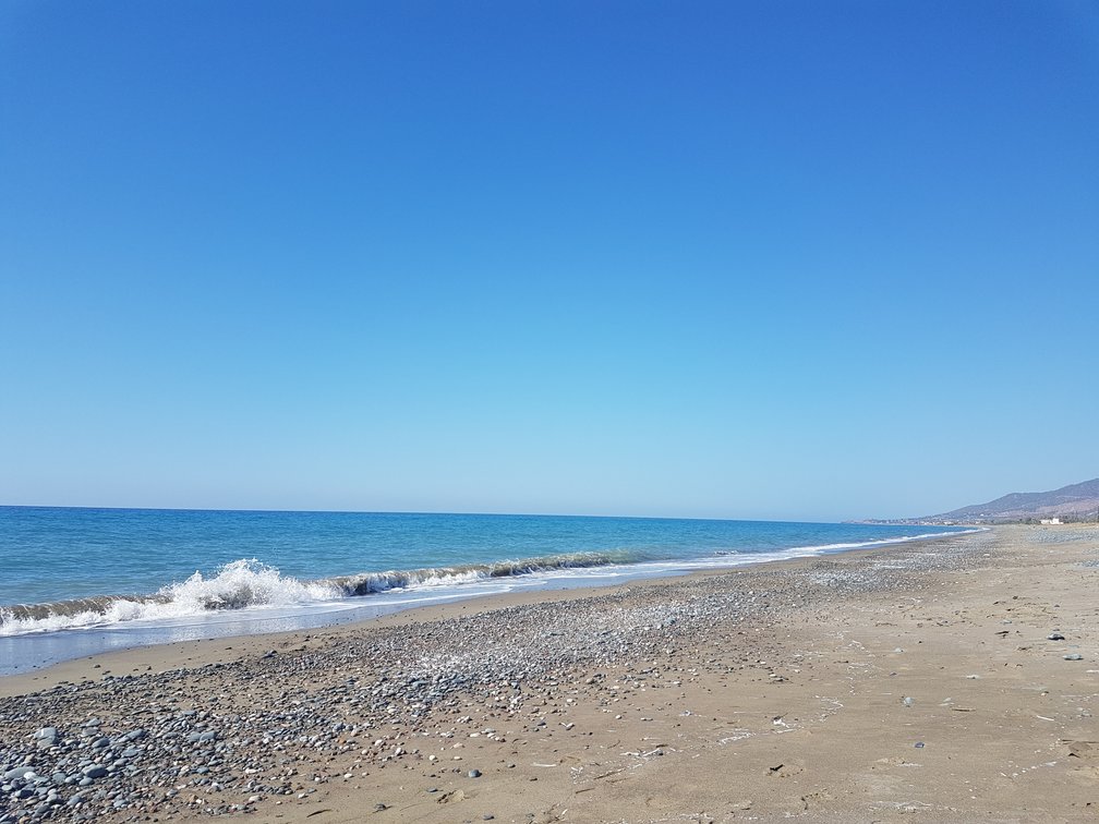 A quiet beach near Paphos in Cyprus