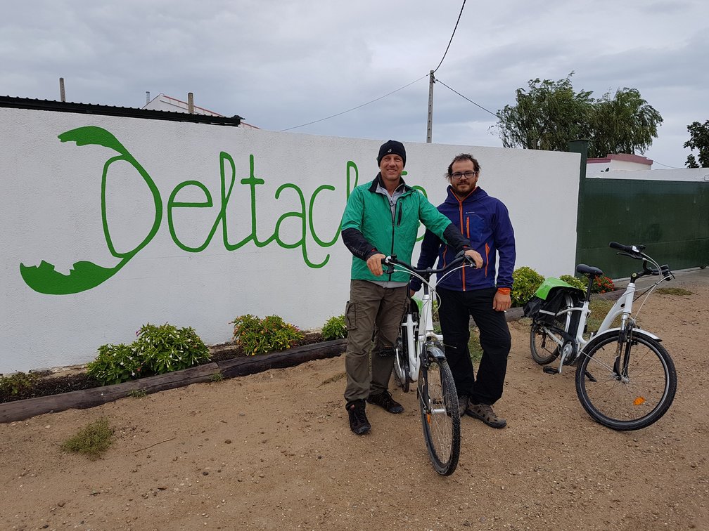 Cycling on an electric bike in Catalonia