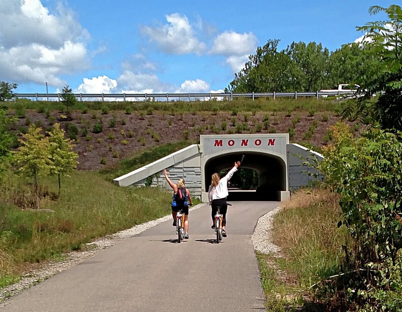 Biking the Monon Trail in Indiana