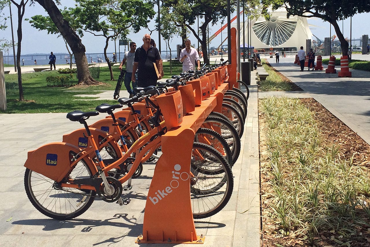 City bike hire scheme in Rio