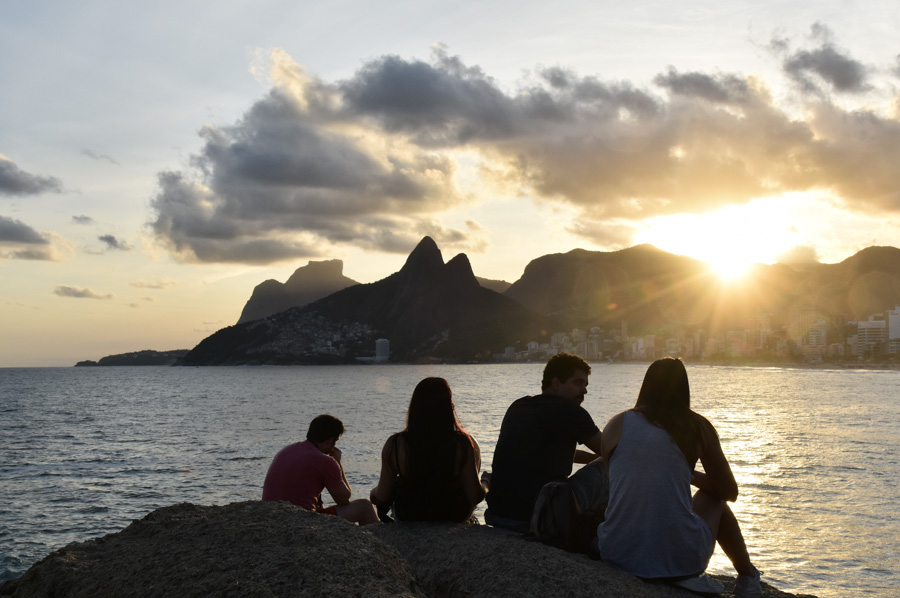 A beautiful sunset in Rio