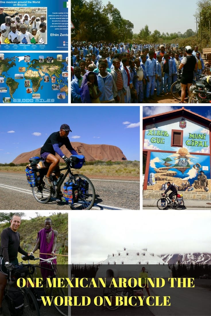 ONE MEXICAN AROUND THE WORLD ON BICYCLE