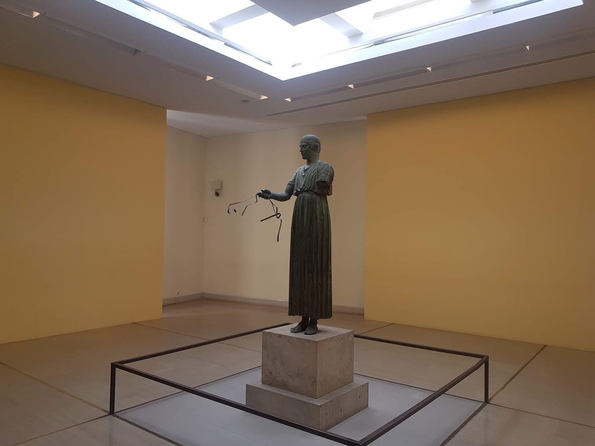 The Charioteer in Delphi museum