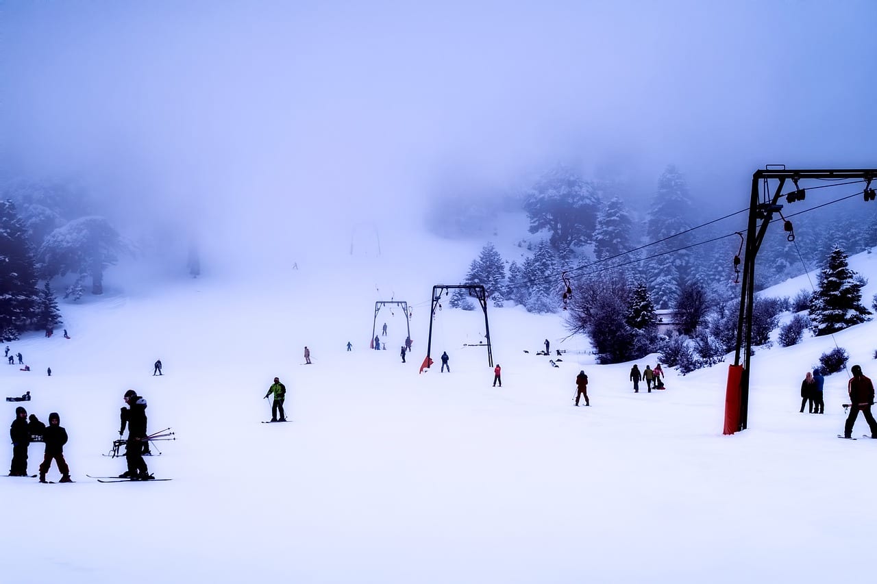 The best time of year to visit Greece for skiing is between December and April