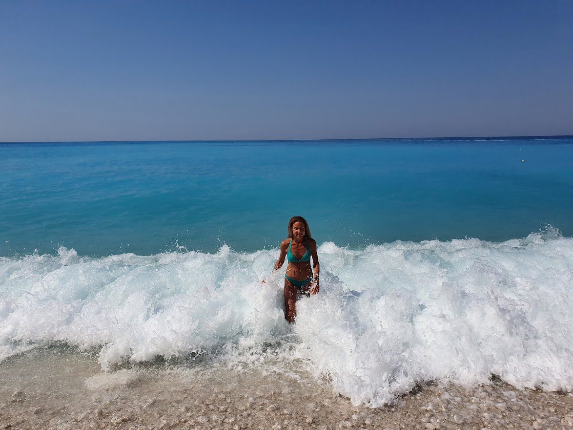 Swimming in Greece in September