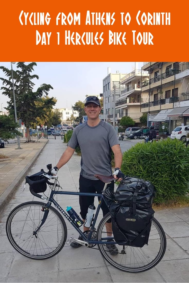 Bike Tours: Cycling from Athens to Corinth. The first day of my Labours of Hercules bike tour of the Peloponnese in Greece.