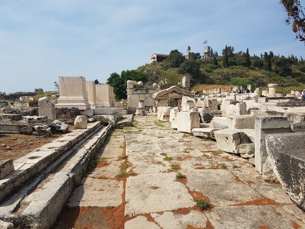 A view of Elefsina archaeological site
