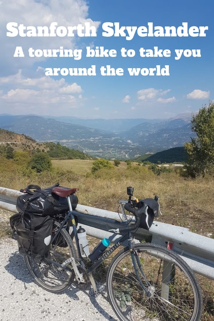 The Stanforth Skyelander touring bike - A classic steel touring bicycle designed to take you around the world