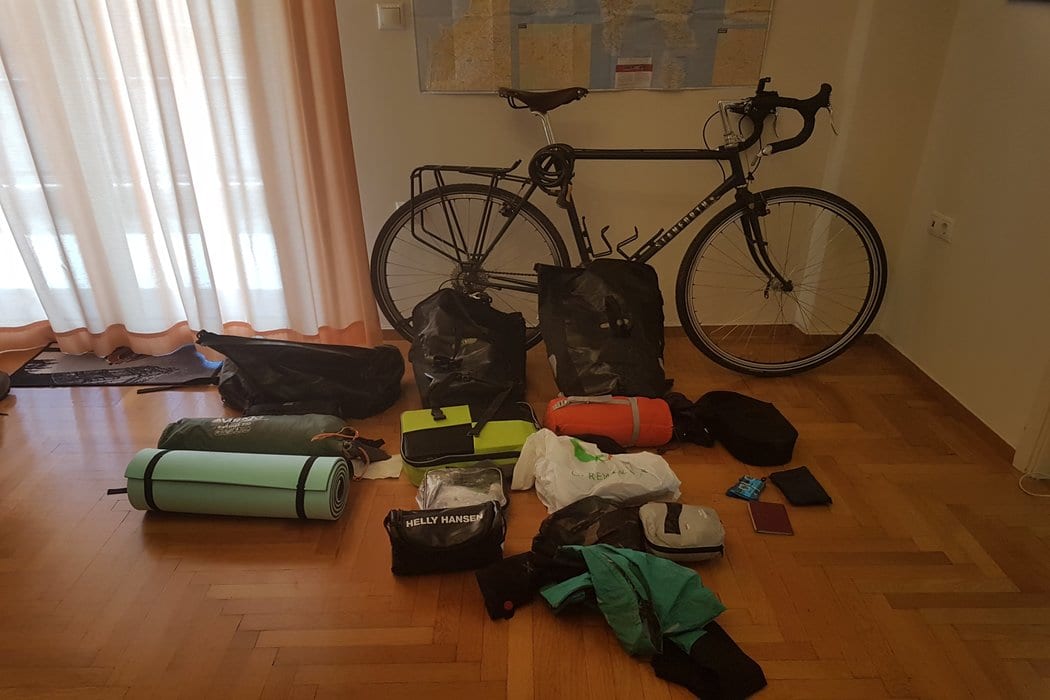 My bike touring gear list for cycling around the Peloponnese in Greece