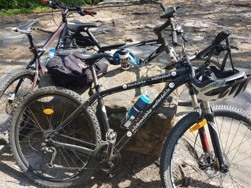 Cycling in the Mullerthal region of Luxembourg is made easy by the number of bike hire companies renting out mountain bikes