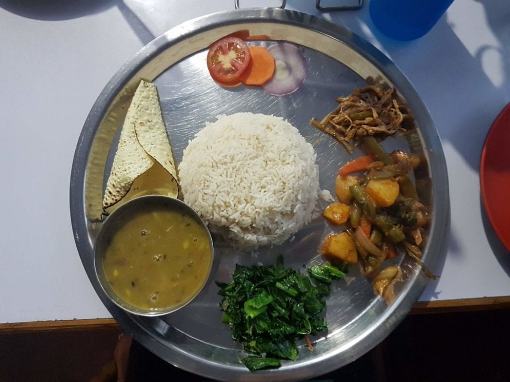 It's Dal Bhat power 24 hour in Nepal!