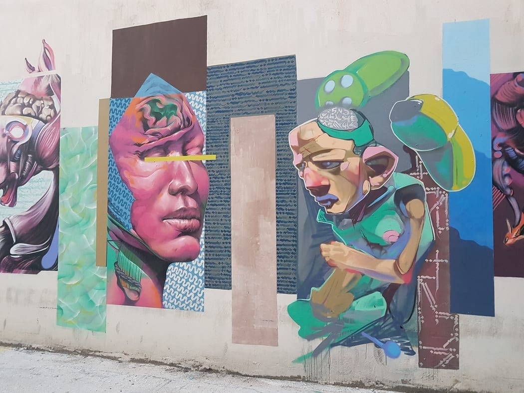 Just some of the awesome street art to be found in Patras