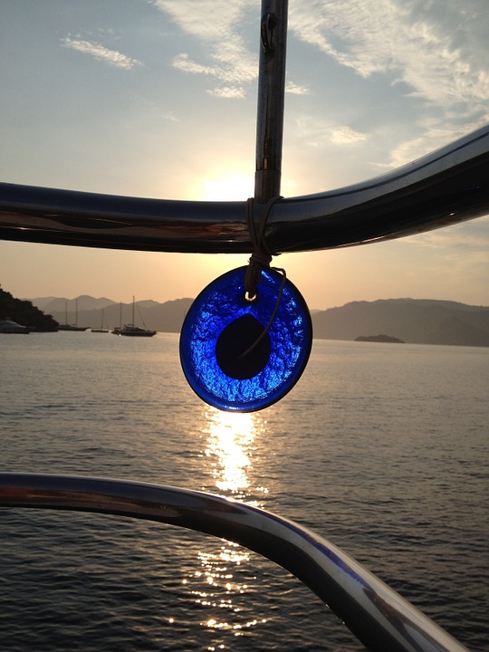 One of the interesting facts about Greece has to do with the eye charms you will see in many places. These are believed to ward off the evil eye.