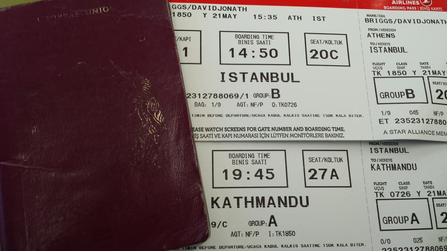 Airline tickets to Nepal