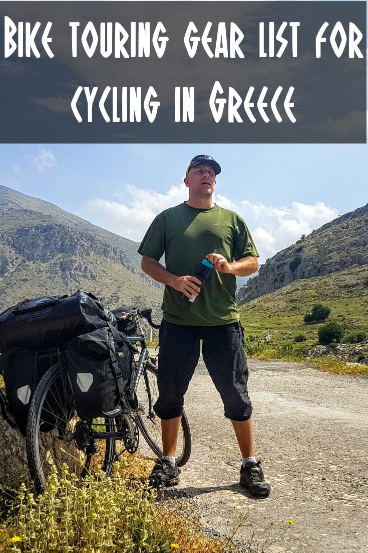 My bike touring gear list for cycling in Greece